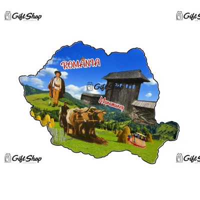 Maramures, romania, magnet harta, model mgs 203